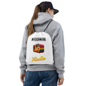 Back2house Radio Drawstring bag