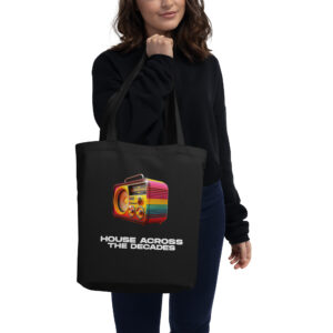 House across the Decades Radio Eco Tote Bag