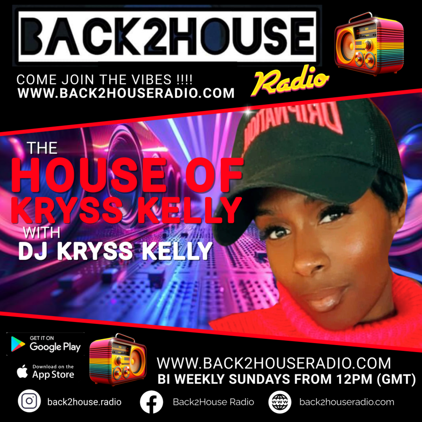 Episode 159: BACK2HOUSE RADIO – DJ KRYSS KELLY – HOUSE OF KRYSS KELLY 19.10.25