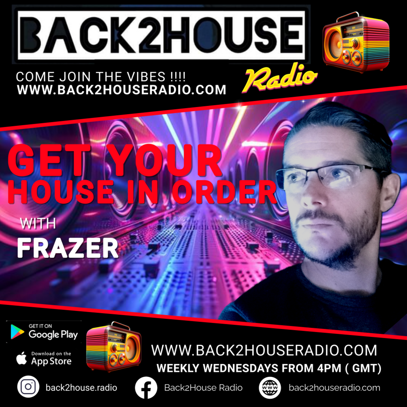 Episode 31: Get Your House In Order / Frazer / DJ LLOYDY COVER SHOW / 25-10-2025 / Back 2 House Radio