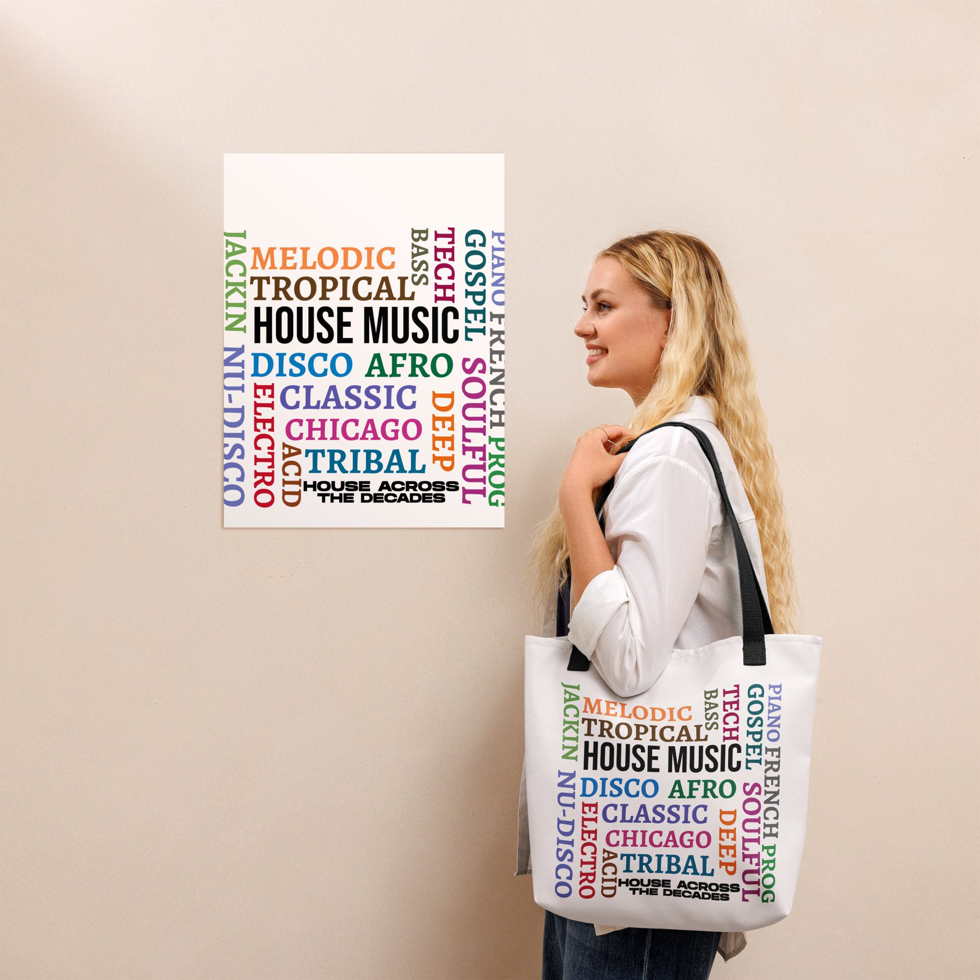 House Music Tote bag