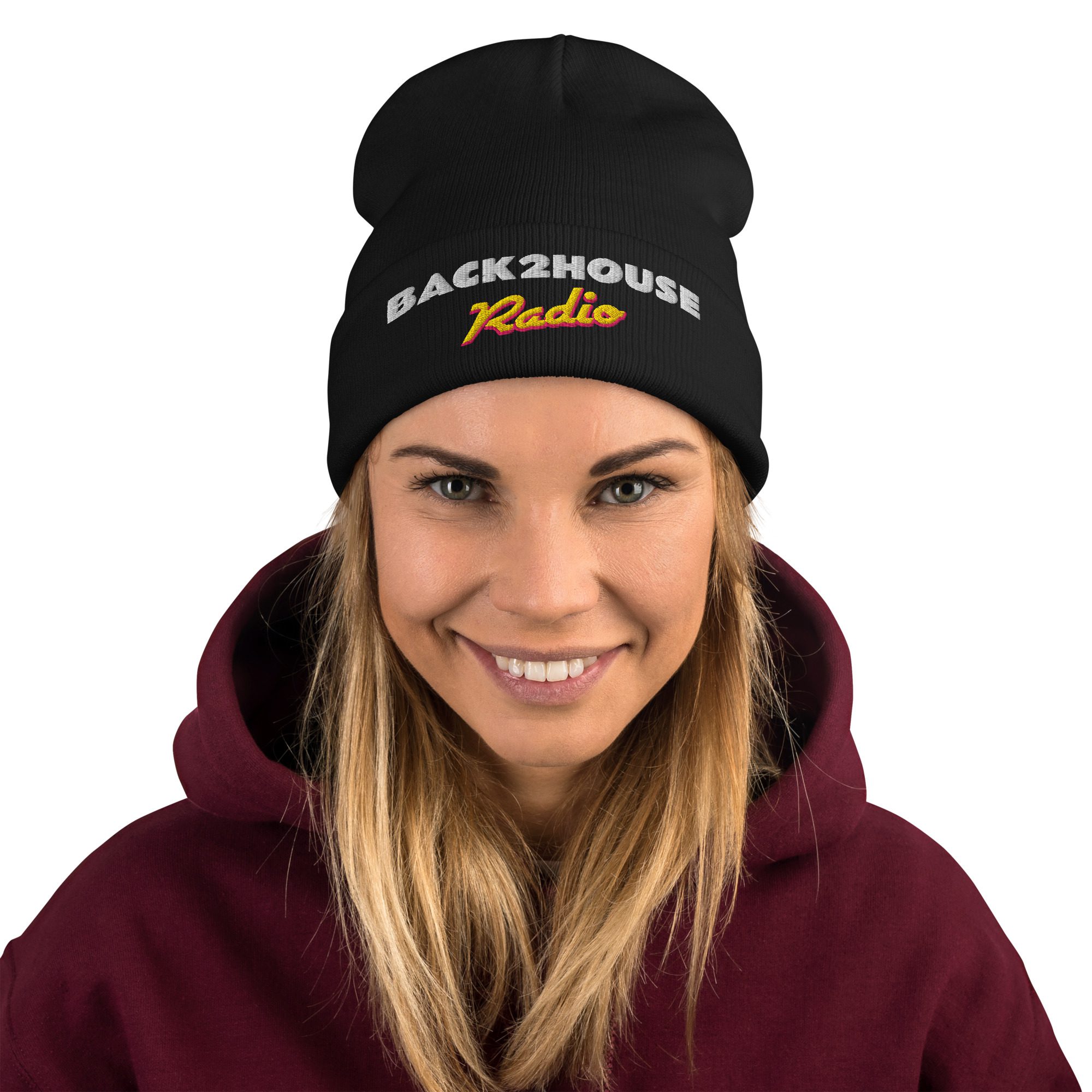 Back2House Radio  Embroidered Beanie