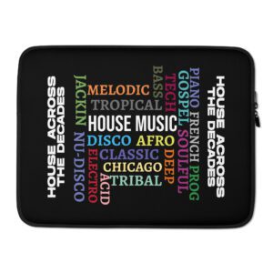 15" House Music Laptop Sleeve