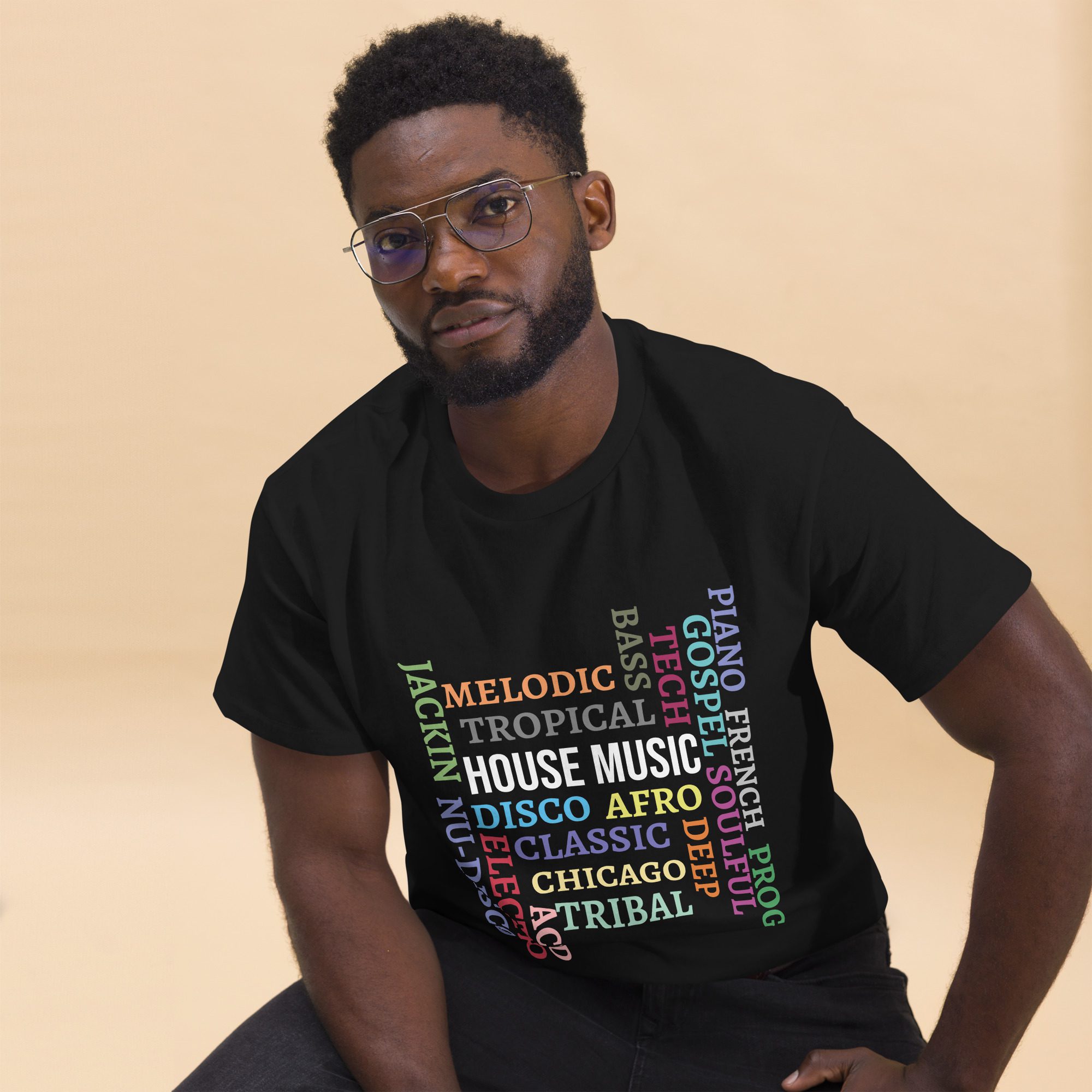 House Music Unisex Classic Tee - Image 2