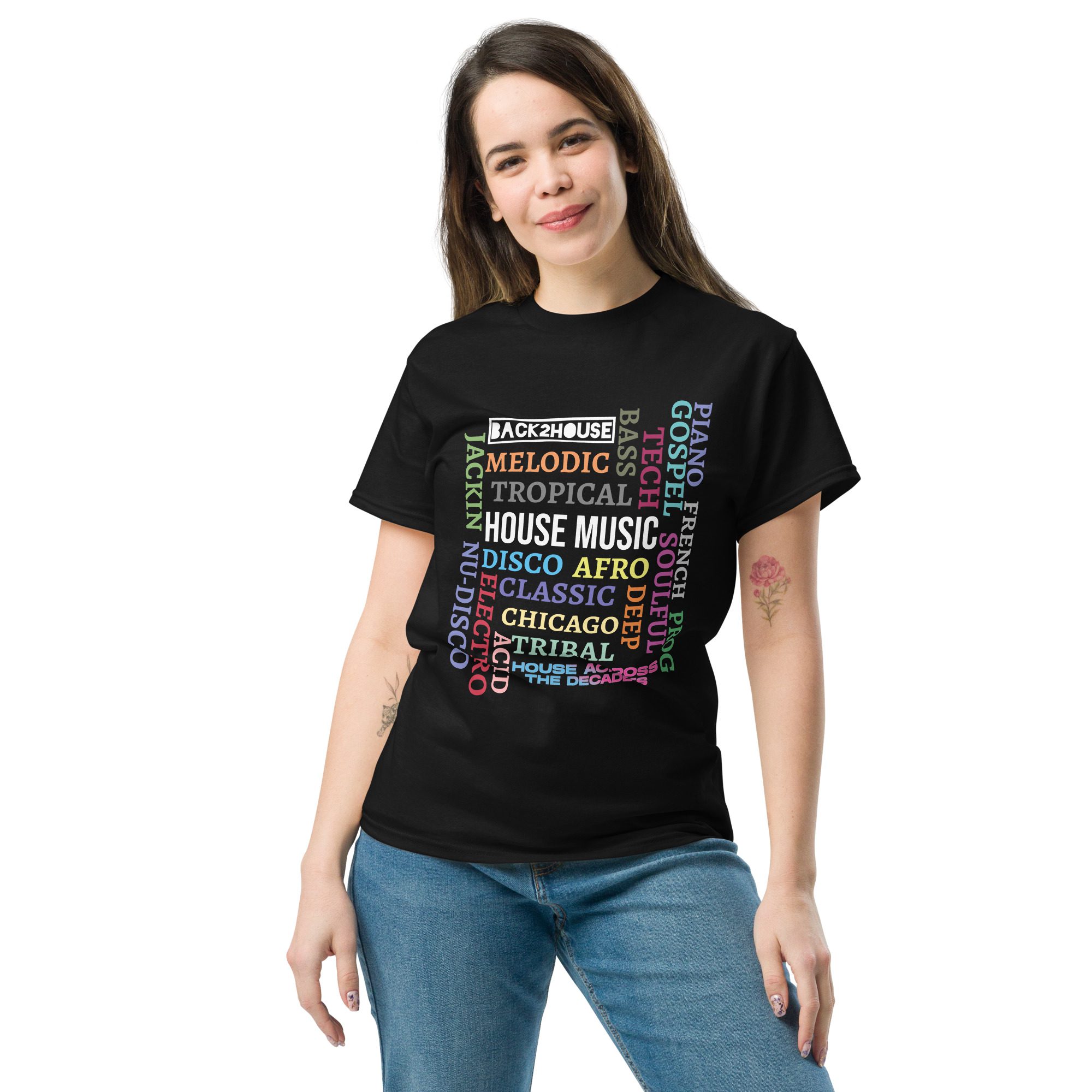 House Music Unisex Classic Tee - Image 6