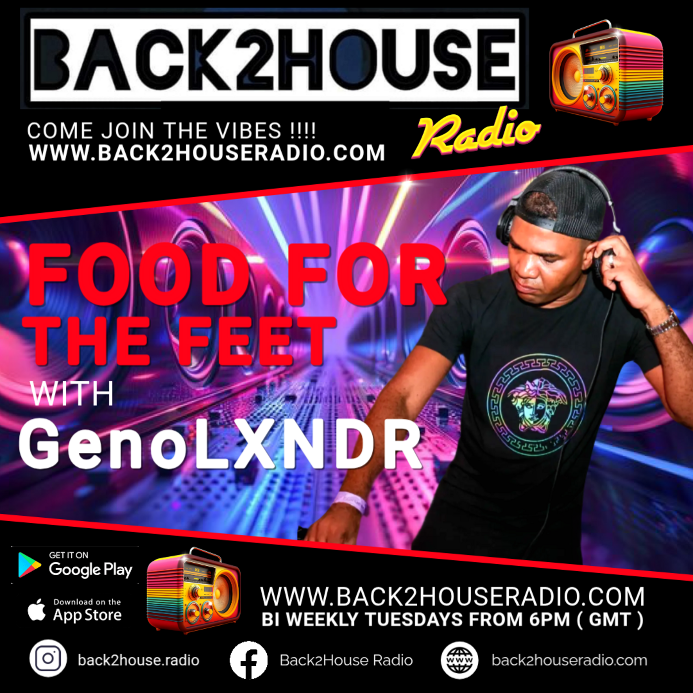 Back2House Radio – Genolxndr – Food for the Feet – Episode 1