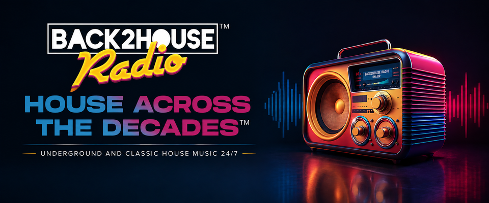 Back2House Radio Promotional Flyer